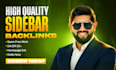 do sidebar blogroll SEO dofollow permanent backlinks