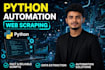 python automation, web scraping, python scripts and bug fix