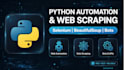 python automation, web scraping, python scripts and bug fixing