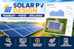 do solar pv feasibility, pvsyst yield and site layout