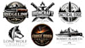 design custom knife maker, blade craft and tactical logo