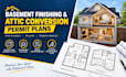 create basement finishing and attic conversion permit plans