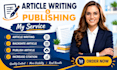 increase google scholar citation,write backdated and publish research articles