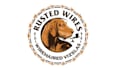 design vibrant rusted wires dog breeder logo