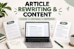 article rewriting and content rewriting