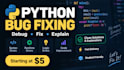 fix bugs and errors in your python code
