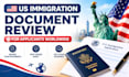 provide immigration document review for applicants worldwide