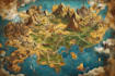 fantasy map design map illustration fantasy map
