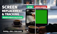 do screen replacement and motion tracking for your video in after effects