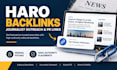get high authority haro backlinks with human written expert pitches