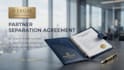 draft a legally binding business partner separation agreement