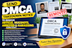 send dmca takedown notice to remove article mugshots arrested and harassing