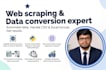 scrape the websites and will do data mining