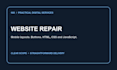 fix a mobile layout or interaction bug on your webpage