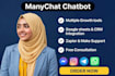build manychat chatbot with google sheet integration
