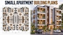 design small apartment building professional plans cad documentation