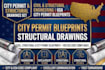 do structural engineering drawings and draw city permit building blueprints usa