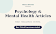 write engaging mental health and psychology articles