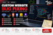 fix bugs and errors in your PHP HTML CSS javascript website