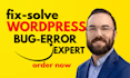 fix wordpress issue, fix wordpress problems, fix wordpress error fix woocommerce
