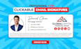 create custom clickable html email signature, outlook signature