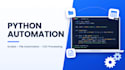write a python script to automate your task
