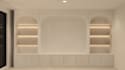 design media wall cabinets in mozaik