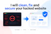 clean, fix and secure your hacked website