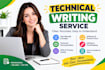 write technical documentation, user manuals, and sops