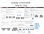 create a sewing instruction step by step