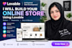build a modern responsive online store using lovable