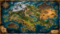create a detailed fantasy world map for your book game or rpg