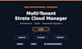 design and build a multi tenant strata cloud manager environment