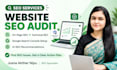 do on page and technical audit, gsc setup and ai SEO