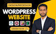do wordpress website development, design, redesign or clone wordpress website