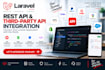 integrate rest API and third party API in laravel
