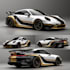 create racing car wrap, itasha wrap design with extreme creativity