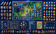 create rpg maker pixel art, ui, icons, sprites and game assets