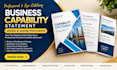 design business capability statement on photoshop