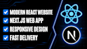 fix react js and next js bugs professionally