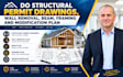 do permit attic conversion, adu plan garage construction and home addition in fl