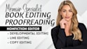 book editing, copy edit and proofread memoir or autobiographies, book proofread