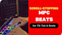 record a live mpc finger drumming video for you