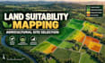 create land suitability and agricultural site selection maps