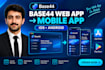 convert your base44 web app to ios and android app