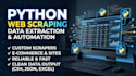 do web scraping and data extraction using python