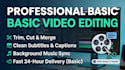 do basic video editing, trimming, and subtitles