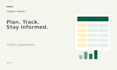 build a simple project budget tracking spreadsheet