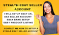 do ebay account creation, open ebay seller account ebay store setup ebay listing