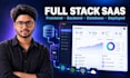 build a full stack saas web application with frontend and backend